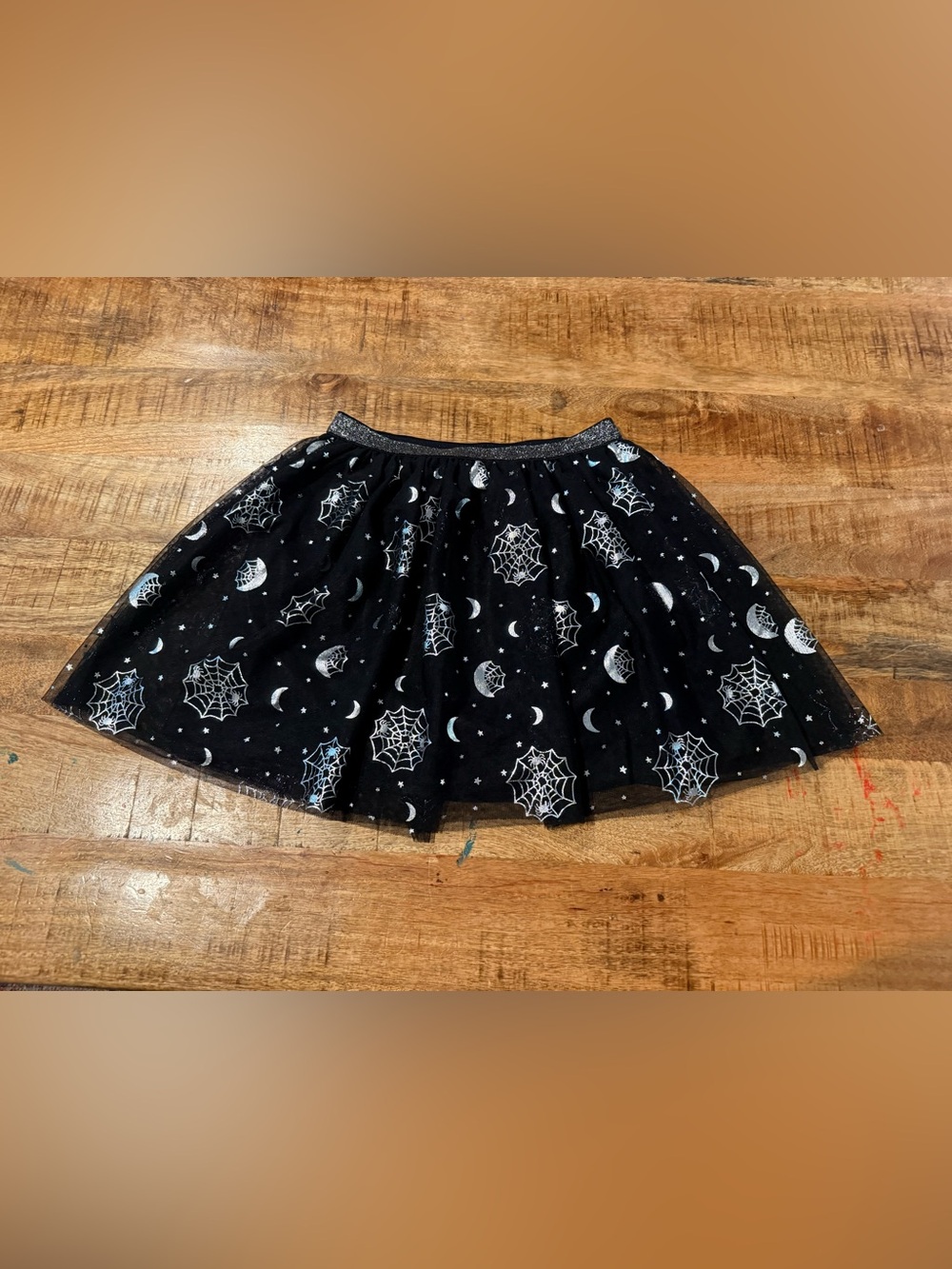 Halloween Spiderweb Tulle Skirt Size Medium 7-8